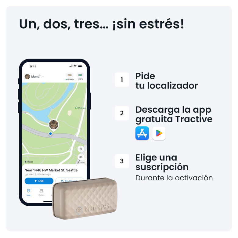 Tractive Cat Mini Rastreador GPS Marrom para Gatos,  Imagem número 11 Tractive Cat Mini Rastreador GPS Marrom para Gatos, , large Imagem número 11
