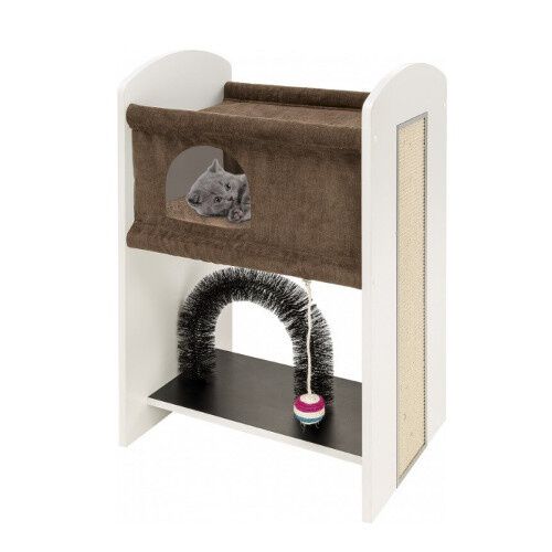 Ferplast Mueble rascador con cuna para gatos Imagem n&uacute;mero 1