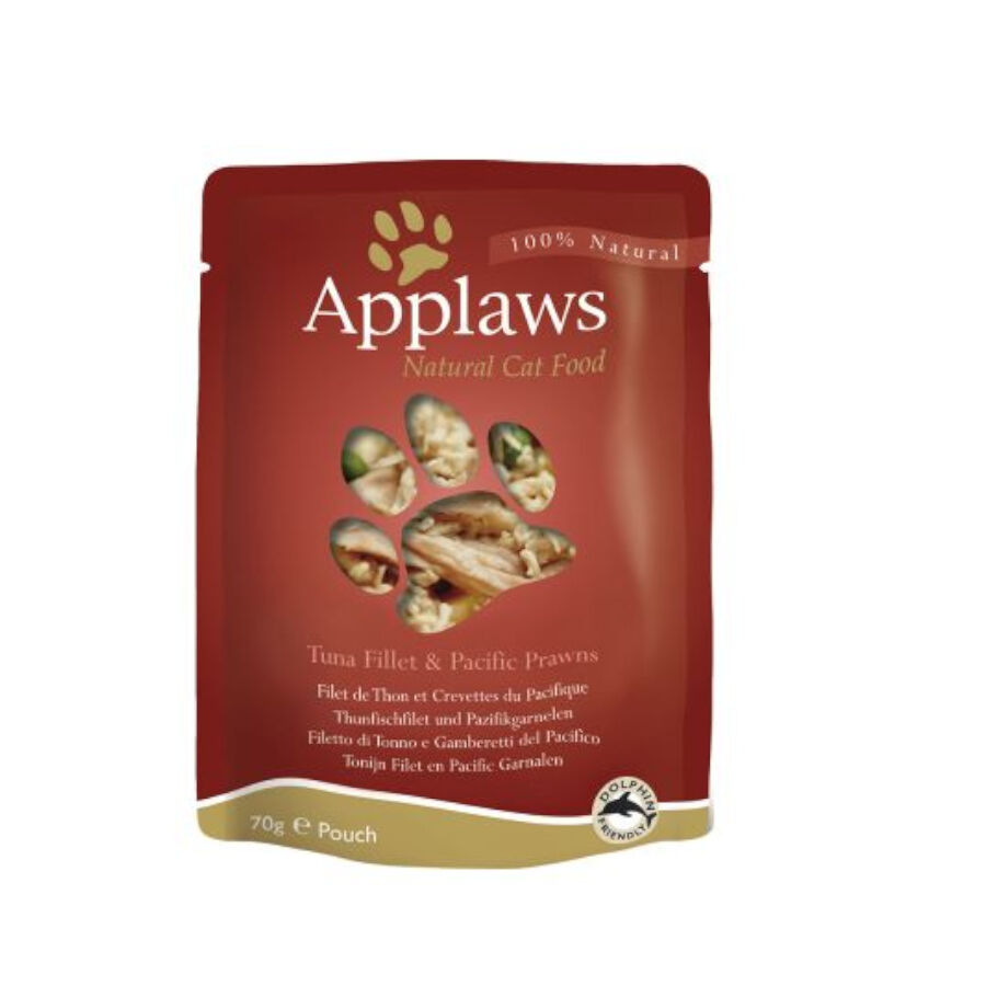 70 g Applaws Atum com Camar&otilde;es sach&ecirc; para gatos, , large Imagem n&uacute;mero 3
