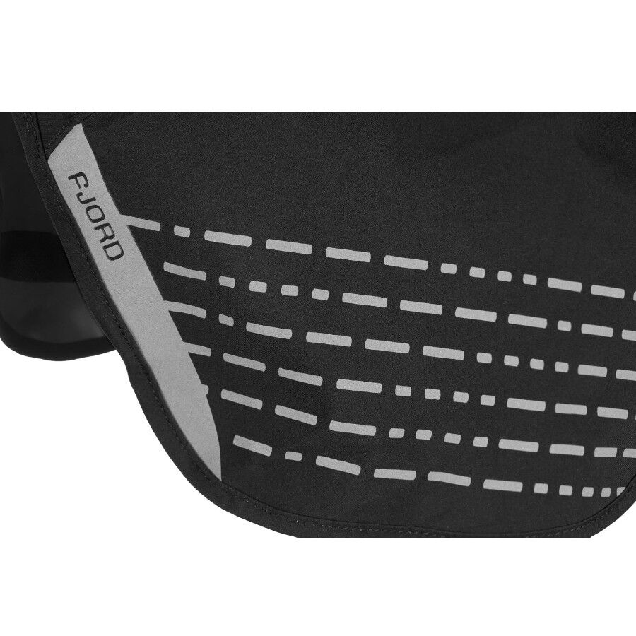 Non-stop dogwear Fjord Capa de chuva imperme&aacute;vel preta para c&atilde;es, , large Imagem n&uacute;mero 5