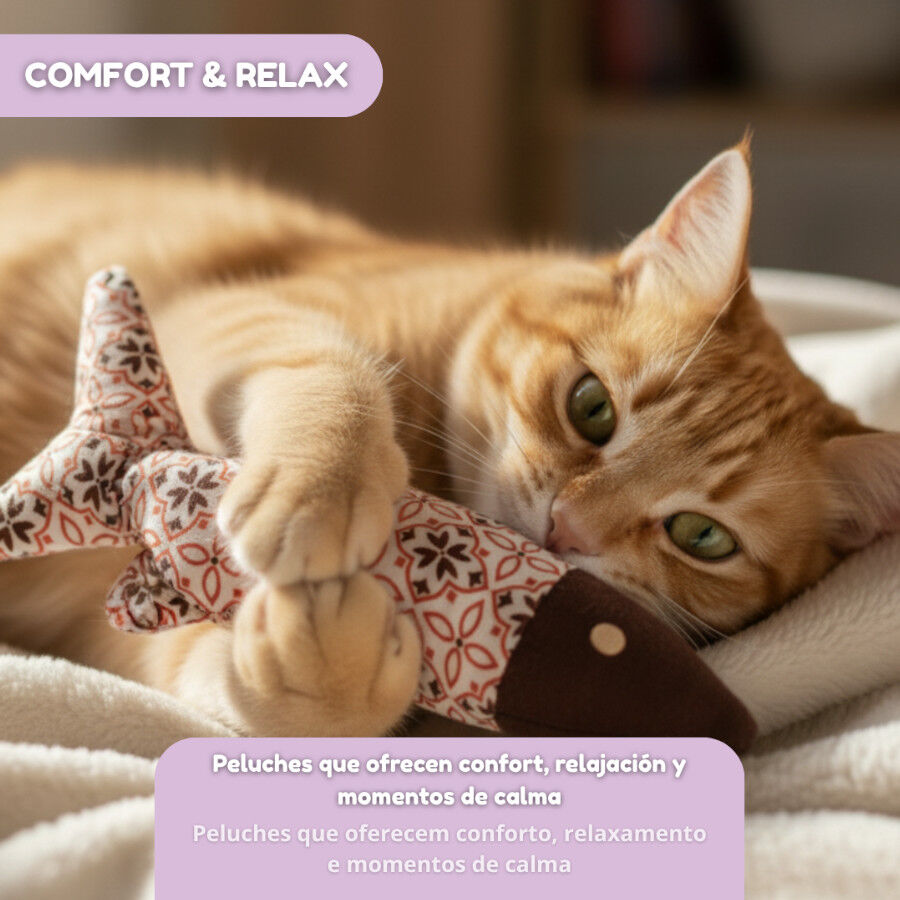 Tootoy! Comfort & Relax Peluche Peixe Vintage para gatos, , large Imagem n&uacute;mero 5