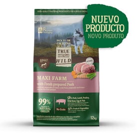 True Origins Wild Maxi Farm ração de porco para cães