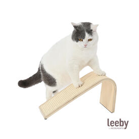 Leeby Feliz arranhador de chão para gatos