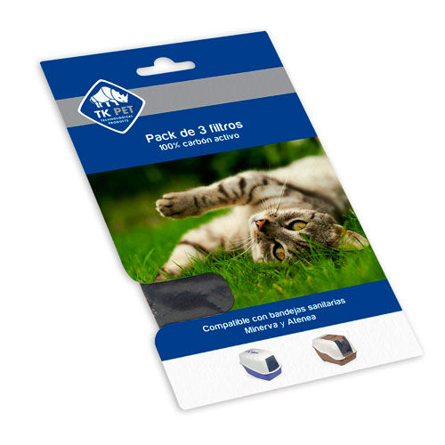 TK-Pet Atenea y Minerva arenero filtros para gatos Imagem n&uacute;mero 1