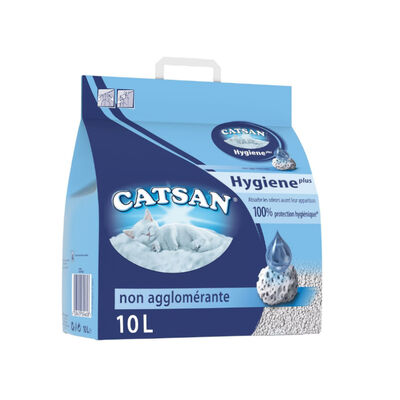 Catsan Hygiene Plus areia de quartzo para gatos
