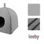 Leeby Igloo antiderrapante cinzento para gatos, , large Indicador imagem número 3