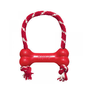 Kong Goodie Bone Osso com corda para cães
