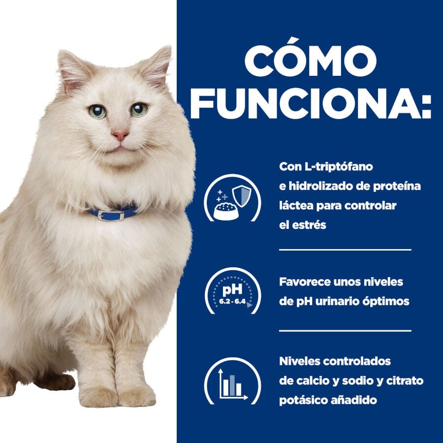 3 kg Hill's Prescription Diet c/d Urinary Stress Peixe Azul Ra&ccedil;&atilde;o para gatos, , large Imagem n&uacute;mero 6