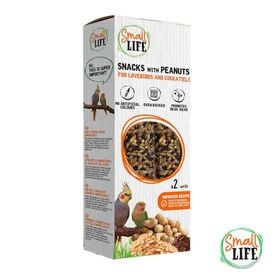 Small Life Barritas Snack com Amendoins para agapornis e caturras