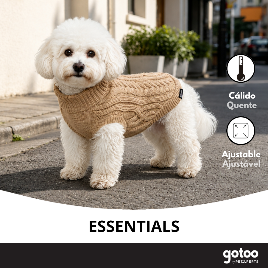 Gotoo Camisola de Malha Castanha para c&atilde;es, , large Imagem n&uacute;mero 6