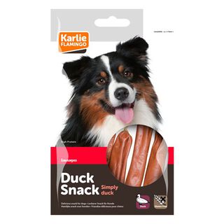 Flamingo Linguiças de Pato para cães