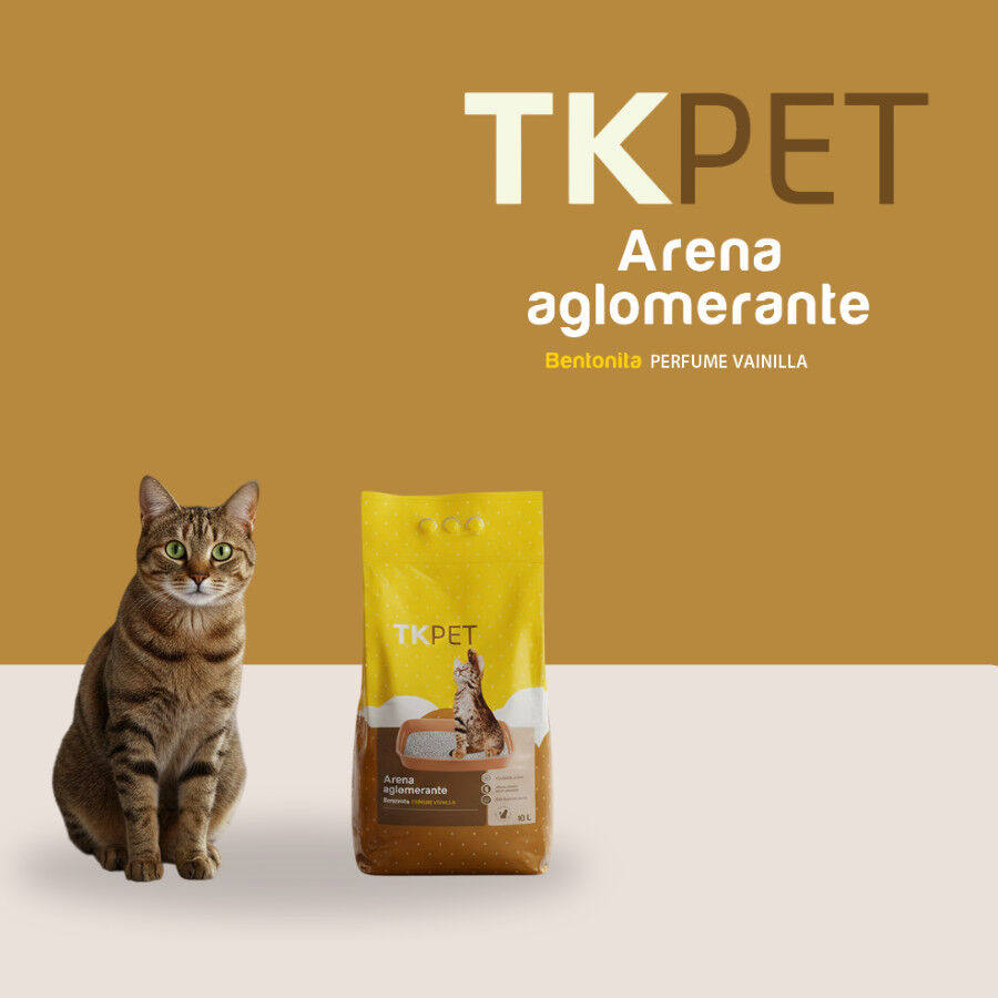 10 L TK-Pet Areia Aglomerante de Bentonita com aroma a baunilha para gatos, , large Imagem n&uacute;mero 5