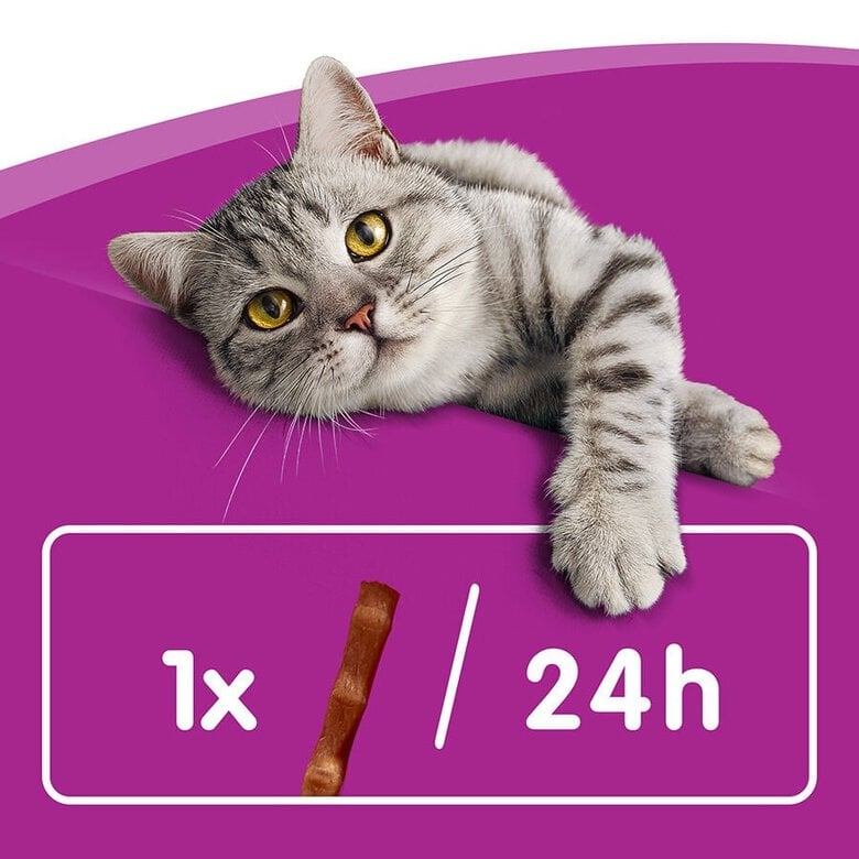 3 sticks Whiskas Sticks Snacks Frango para Gatos ,  Imagem número 2 3 sticks Whiskas Sticks Snacks Frango para Gatos , , large Imagem número 2