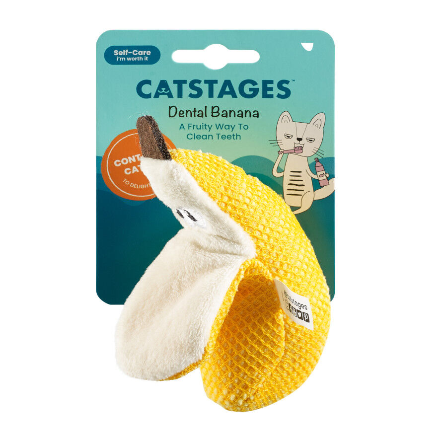 Catstages Dental Peluche Banana para gatos, , large Imagem n&uacute;mero 7