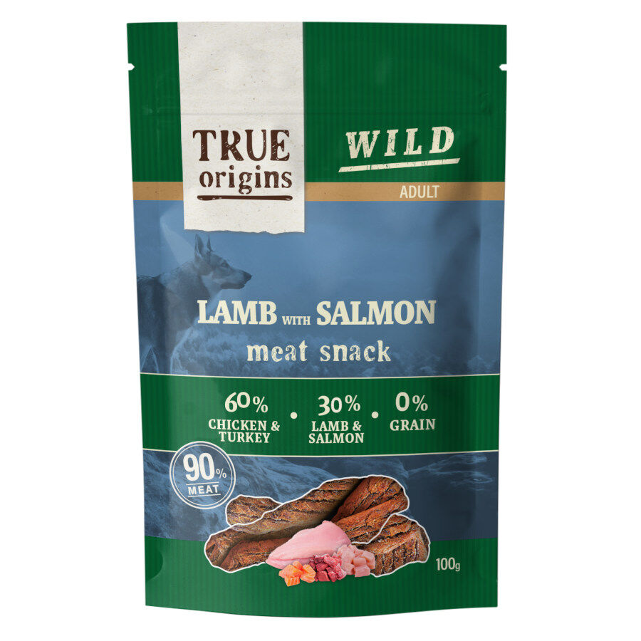 100 g True Origins Wild Adult Snack de borrego e salm&atilde;o para c&atilde;es , , large Imagem n&uacute;mero 1