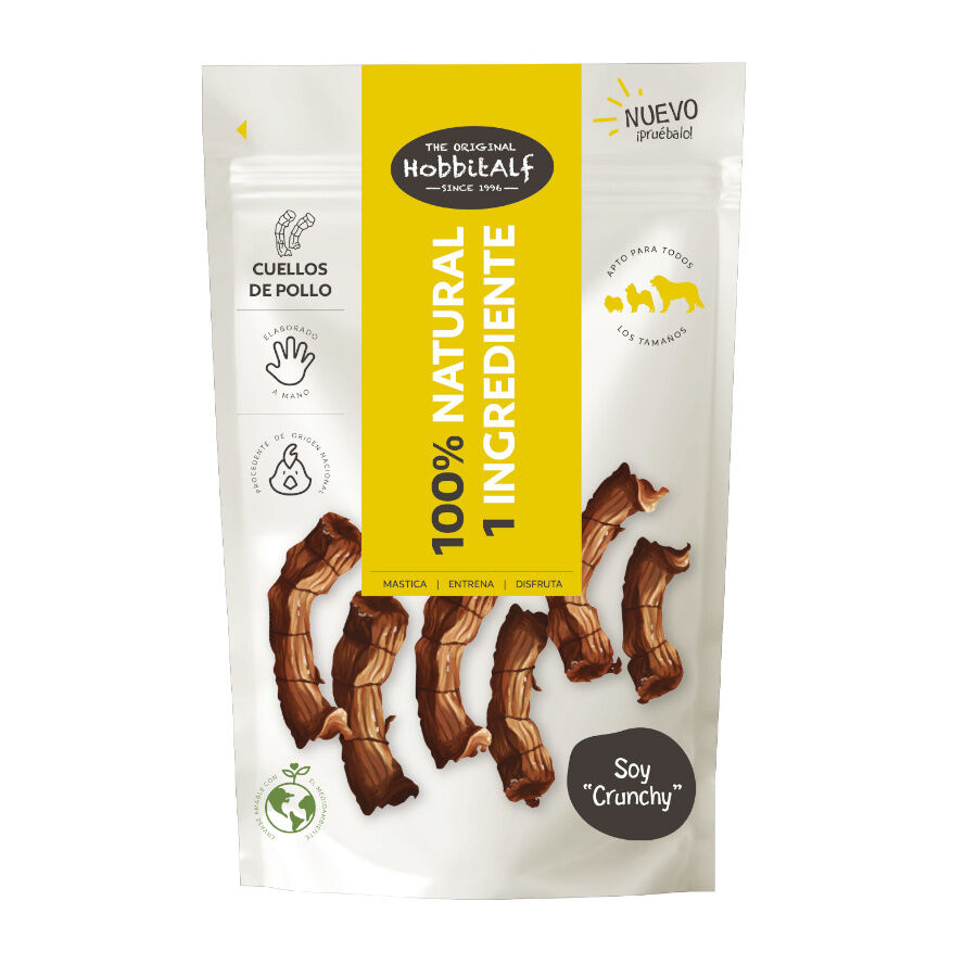 100 g Hobbitalf Pesco&ccedil;os de frango  para c&atilde;es, , large Imagem n&uacute;mero 1