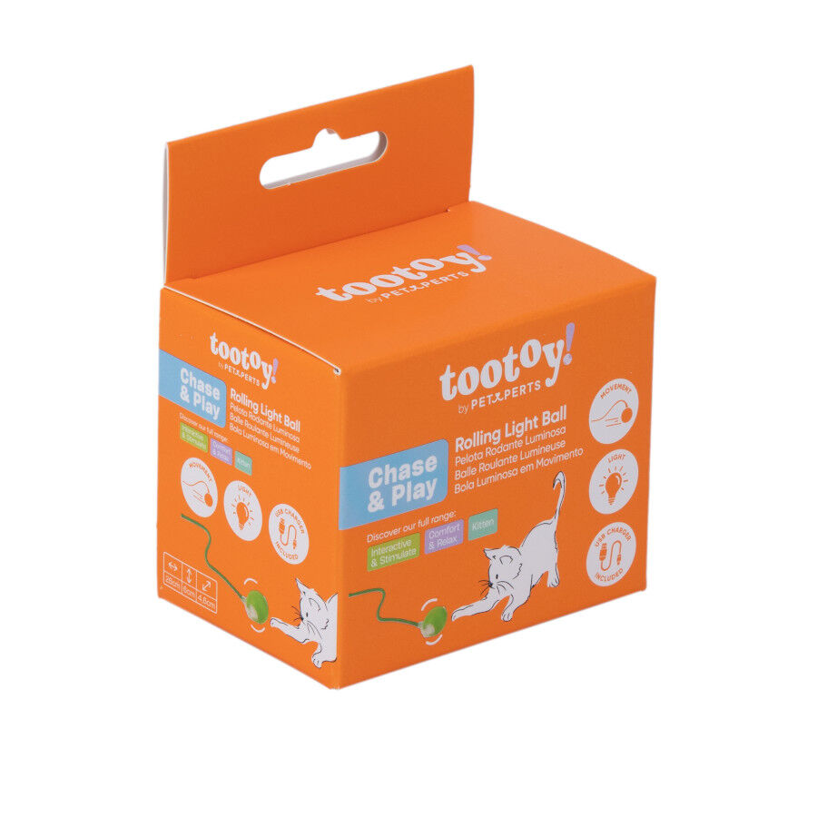 Tootoy! Chase & Play Bola interativa para gatos, , large Imagem n&uacute;mero 8