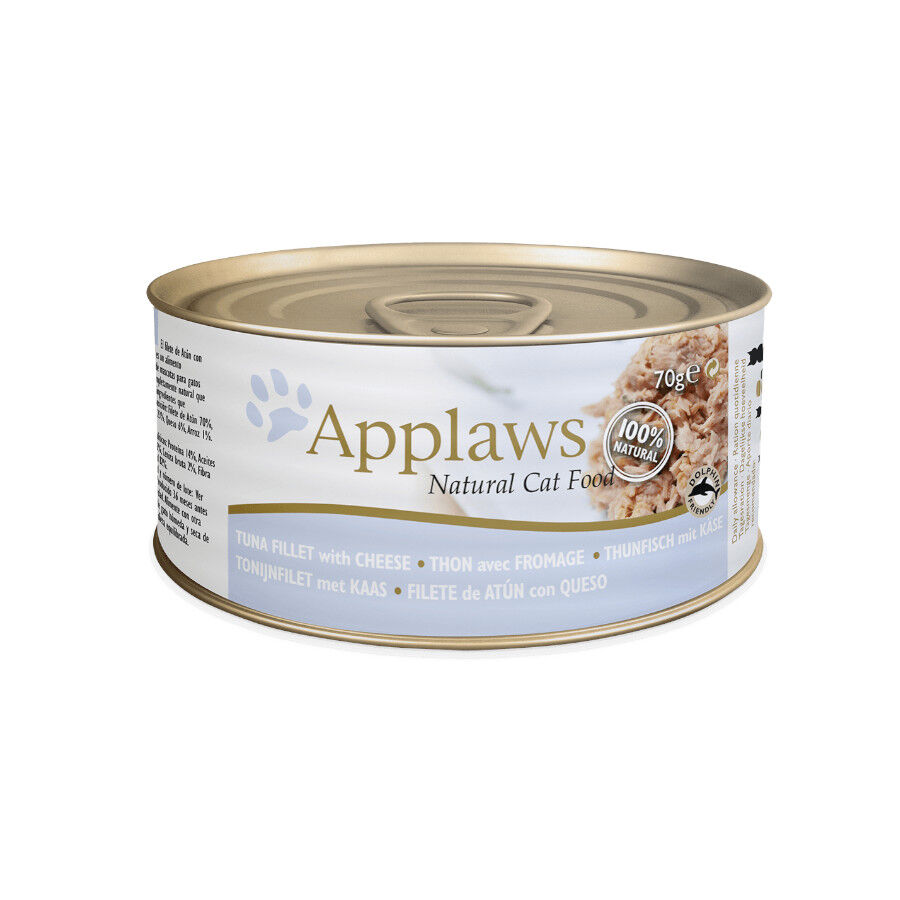 70 g Applaws Atum com queijo lata para gatos, , large Imagem n&uacute;mero 3