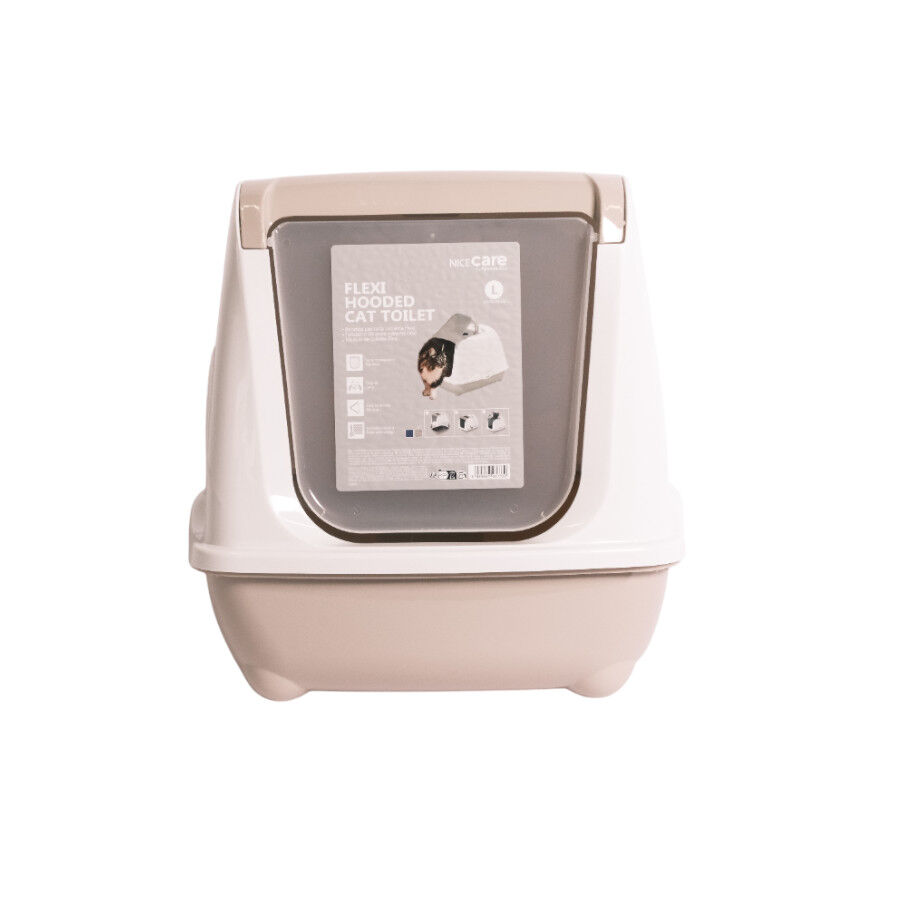 Nice Care Caixa de areia Mega Flip Large Bege para gatos, , large Imagem n&uacute;mero 2