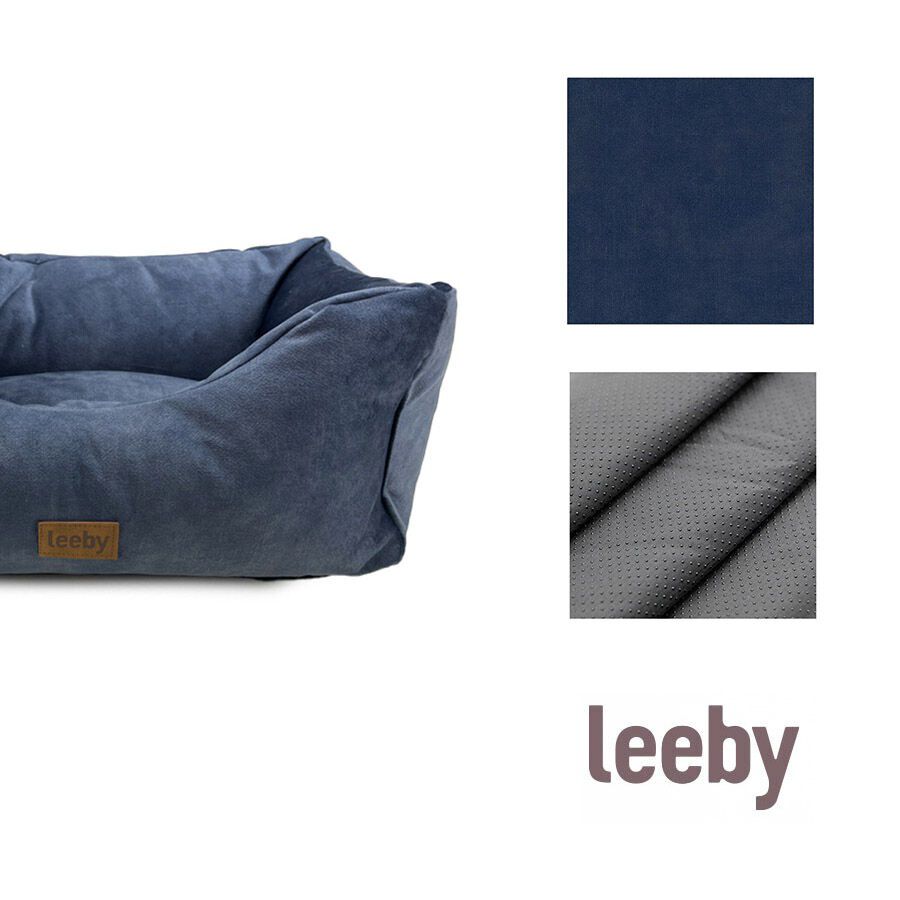 Leeby Alcofa Imperme&aacute;vel com Capa Amov&iacute;vel Azul Marinho para c&atilde;es, , large Imagem n&uacute;mero 4