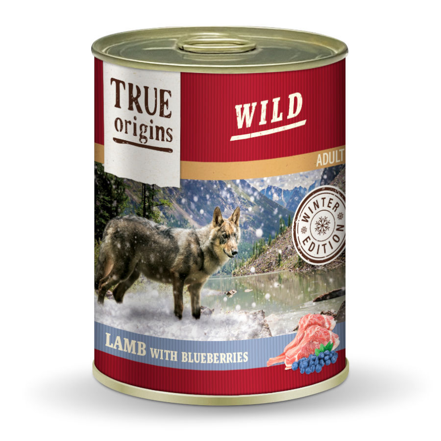 400 g True Origins Wild Winter Edition Borrego e Mirtilos em lata para c&atilde;es, , large Imagem n&uacute;mero 1