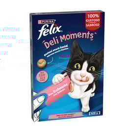 Purina Felix Deli Moments com Salmão Snack liquido para gatos 