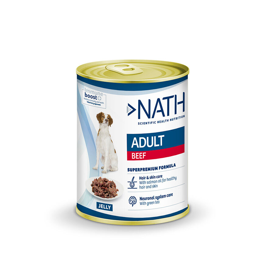400 g Nath Adult Vitela em gelatina lata para c&atilde;es, , large Imagem n&uacute;mero 1