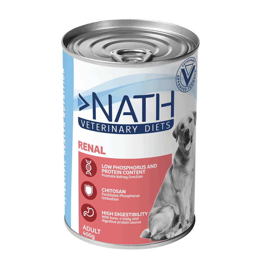 400 g Nath Veterinary Diets Renal Atum e Salm&atilde;o lata para c&atilde;es, , large Imagem n&uacute;mero 1