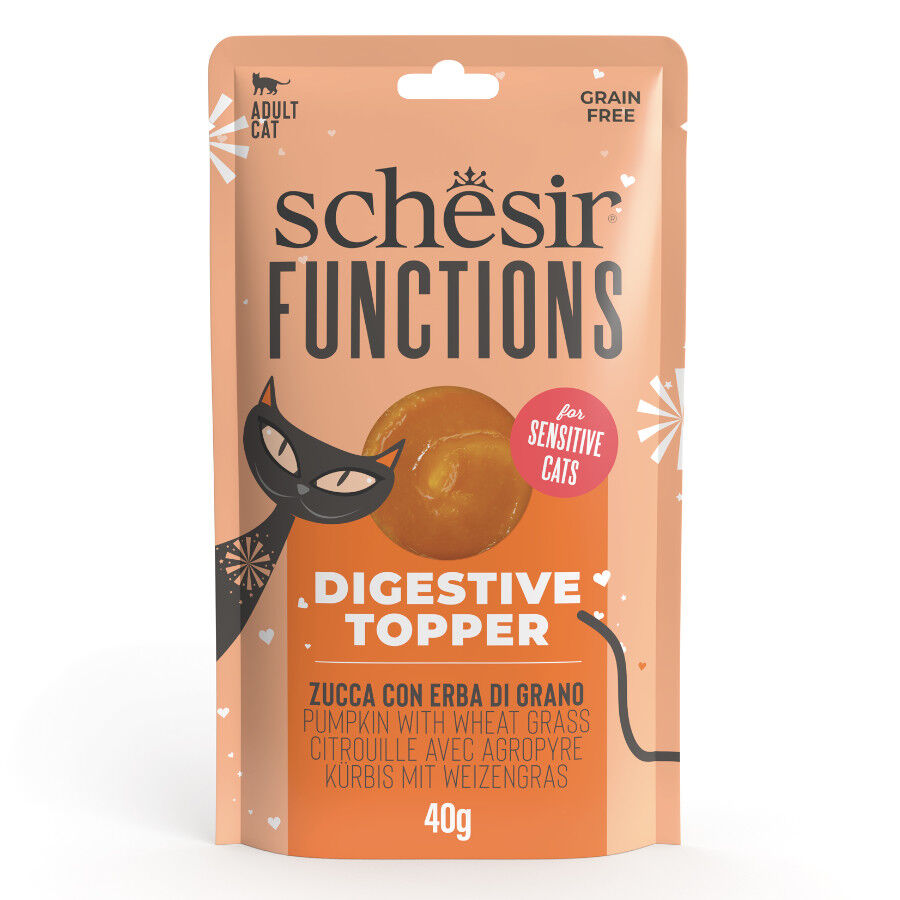 Schesir Functions Digestive Topper para gato, , large Imagem n&uacute;mero 1