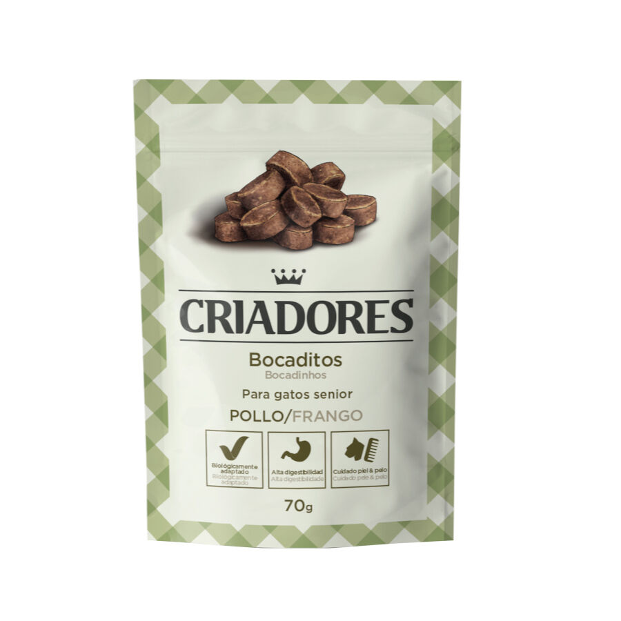 70 g Criadores Snacks  Senior de Frango para gatos, , large Imagem n&uacute;mero 1