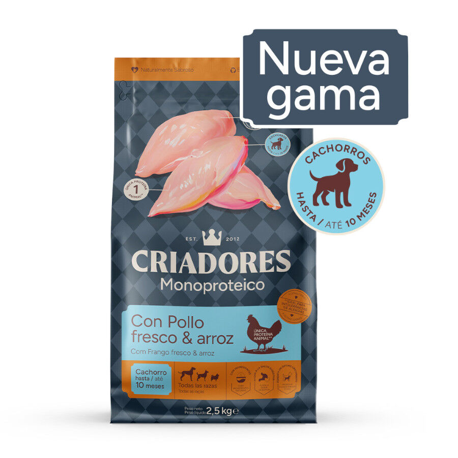 2 x 10 kg Criadores Monoproteico Light -40% conte&uacute;do gordo Adulto com Frango Ra&ccedil;&atilde;o para C&atilde;es, , large Imagem n&uacute;mero 2