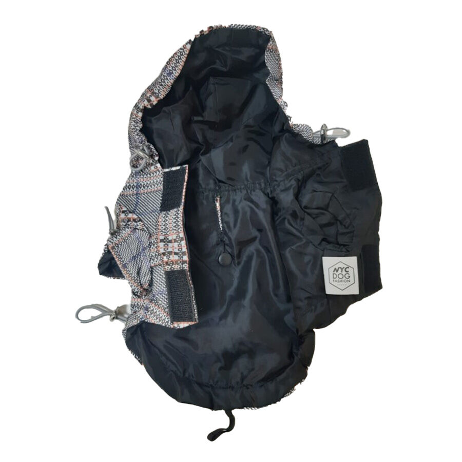 Nayeco British Impermeable con Capucha para perros Imagem n&uacute;mero 2