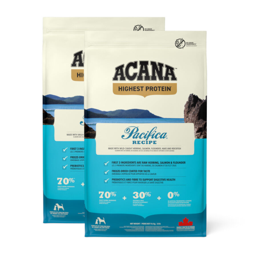 2 x 6 kg Acana Regionals Pac&iacute;fica Peixe Ra&ccedil;&atilde;o para c&atilde;es Pack poupan&ccedil;a!, , large Imagem n&uacute;mero 1