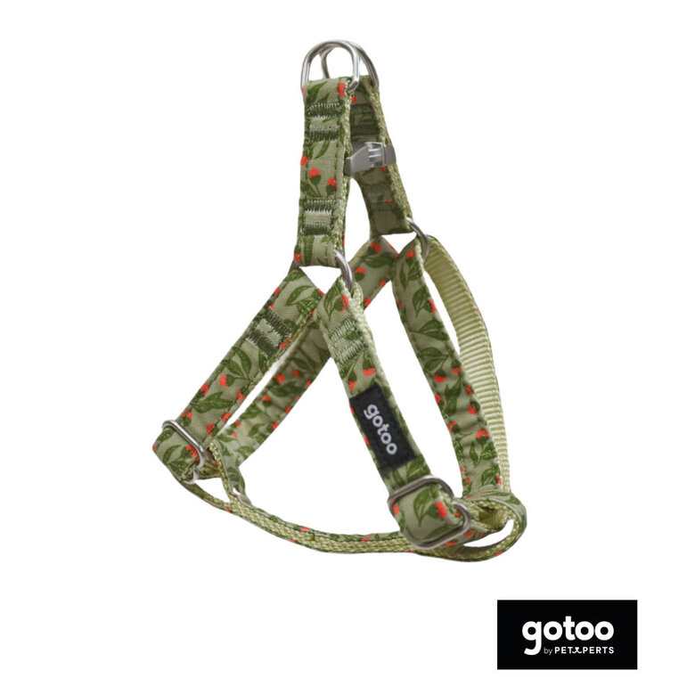 Gotoo Peitoral estampado floral para cães,  Imagem número 2 Gotoo Peitoral estampado floral para cães, , large Imagem número 2