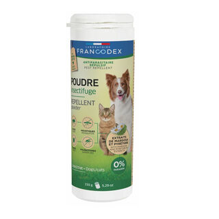 Francodex repelente em pó para animais de estimação