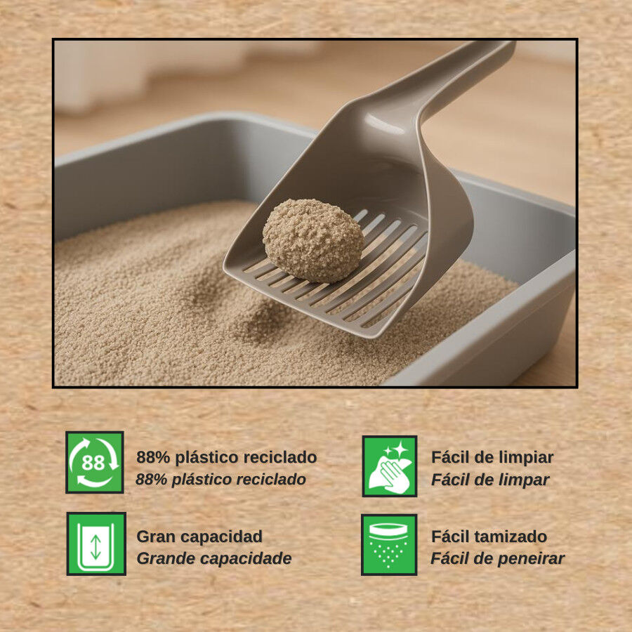 Nice Care Sanitary Scoop Sifting P&aacute; para areia para gatos, , large Imagem n&uacute;mero 5