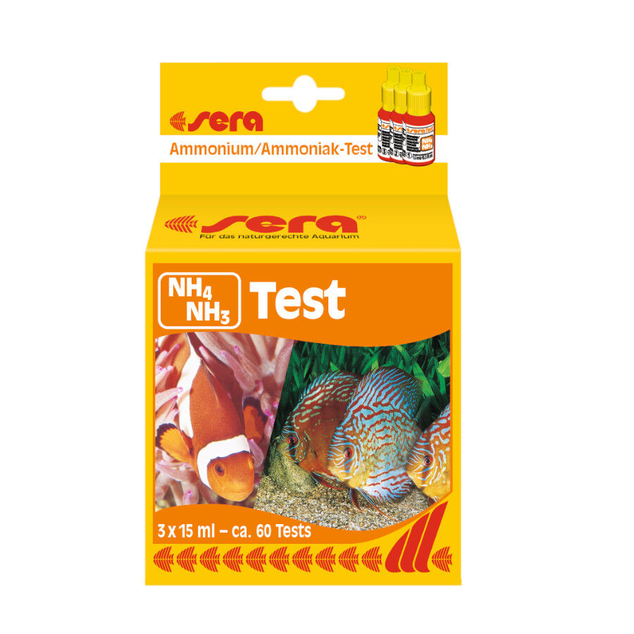 Sera test de NH4/NH3 test agua para acuario Imagem n&uacute;mero 1