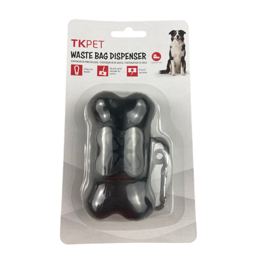 TK Pet Dispensador de sacos preto para c&atilde;es, , large Imagem n&uacute;mero 2