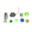 Tootoy! Chase & Play Fun set Kit de brinquedos para gatos, , large Indicador imagem número 2