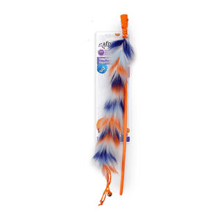 All For Paws Furry Ball Brinquedo Cana Laranja para gatos 