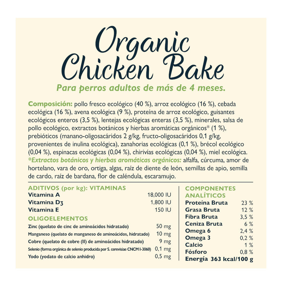 7 kg Lily's Kitchen Organic Frango e Legumes ra&ccedil;&atilde;o para c&atilde;es, , large Imagem n&uacute;mero 4