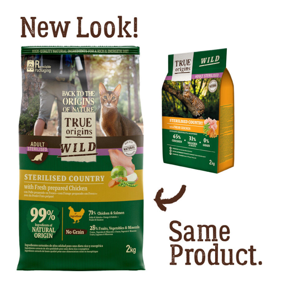 6 kg True Origins Wild Adult Sterilised Frango Ra&ccedil;&atilde;o para gato, , large Imagem n&uacute;mero 2