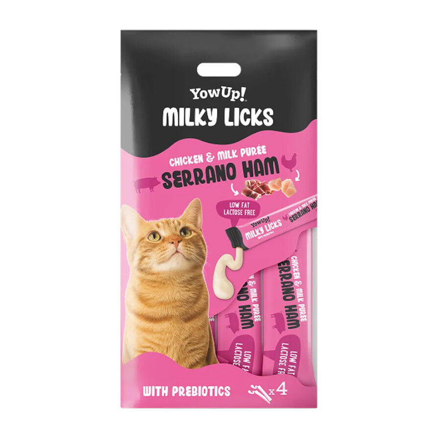 60 g YowUp! Milky Licks Jam&oacute;n serrano para gato, , large Imagem n&uacute;mero 1