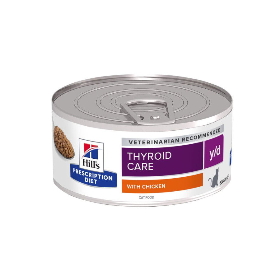 156 g Hill's Prescription Diet Thyroid Care Frango lata para gatos, , large Imagem n&uacute;mero 1