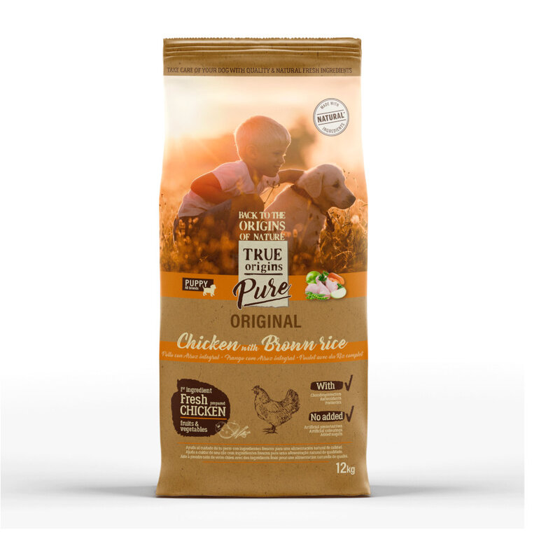 12 kg True Origins Pure Puppy Frango ração para cães,  Imagem número 1 12 kg True Origins Pure Puppy Frango ração para cães, , large Imagem número 1