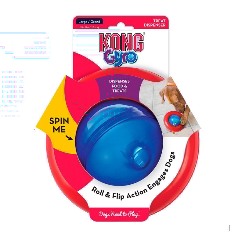 Kong Gyro porta-snacks para cães,  Imagem número 1 Kong Gyro porta-snacks para cães, , large Imagem número 1