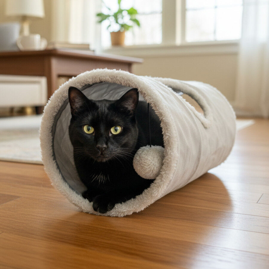 Tootoy! Interactive & stimulate T&uacute;nel suave para gatos, , large Imagem n&uacute;mero 1