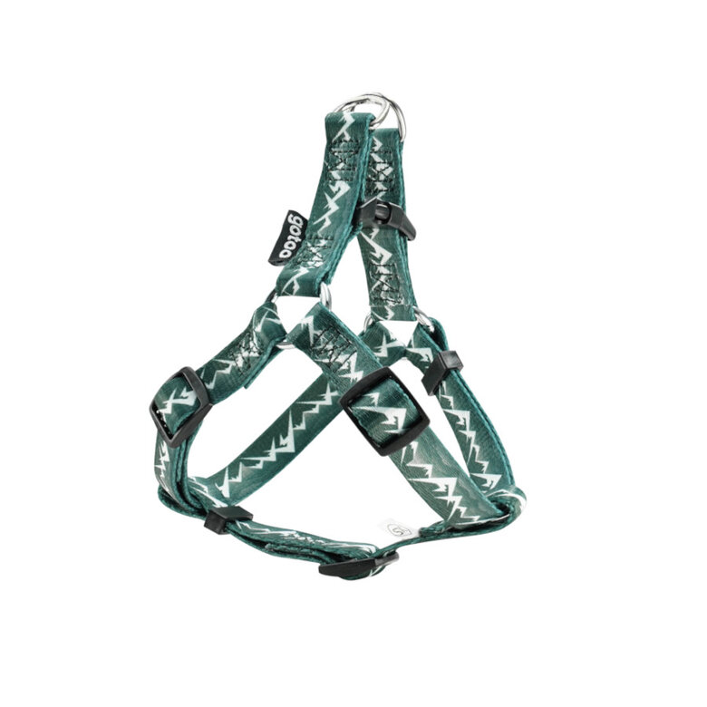 Gotoo peitoral estampado verde para cães,  Imagem número 1 Gotoo peitoral estampado verde para cães, , large Imagem número 1