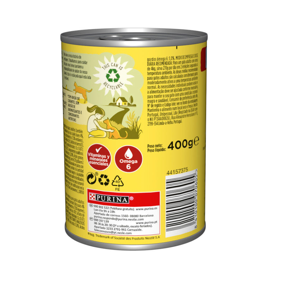 400 g Purina Friskies Adult carne de boi e f&iacute;gado lata para gatos , , large Imagem n&uacute;mero 2