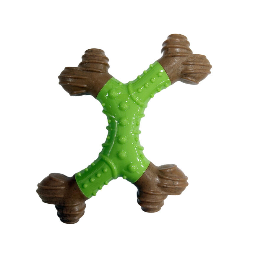 Tootoy! Chew Osso dental de bamboo sabor ma&ccedil;&atilde; para c&atilde;es, , large Imagem n&uacute;mero 2